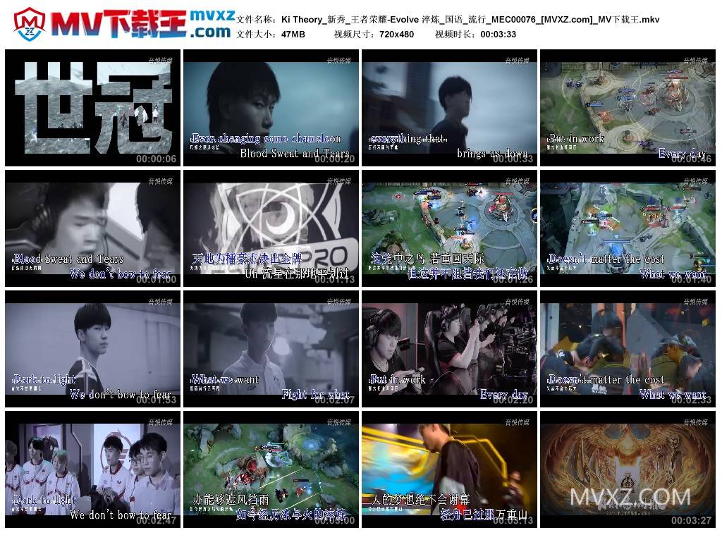 Ki Theory_新秀_王者荣耀-Evolve 淬炼_国语_流行_MEC00076